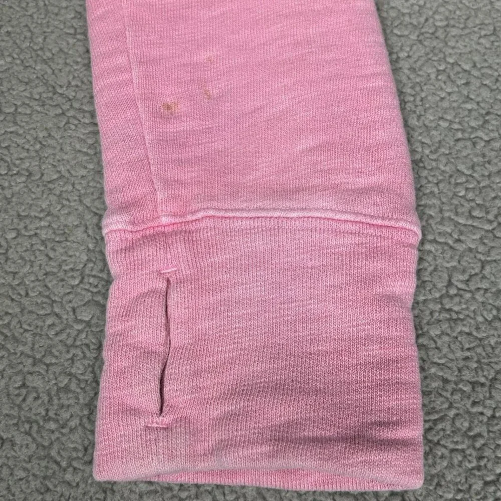 Vineyard Vines Sweatshirt Womens M Pink 1/4 Zip Kangaroo Pocket Logo Pullover - Picture 7 of 15